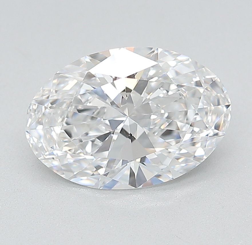 1.1 carat f VVS1 EX Cut IGI oval diamond